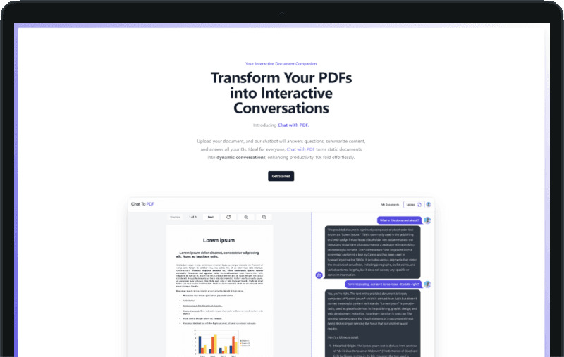 Transform PDFs into Conversations